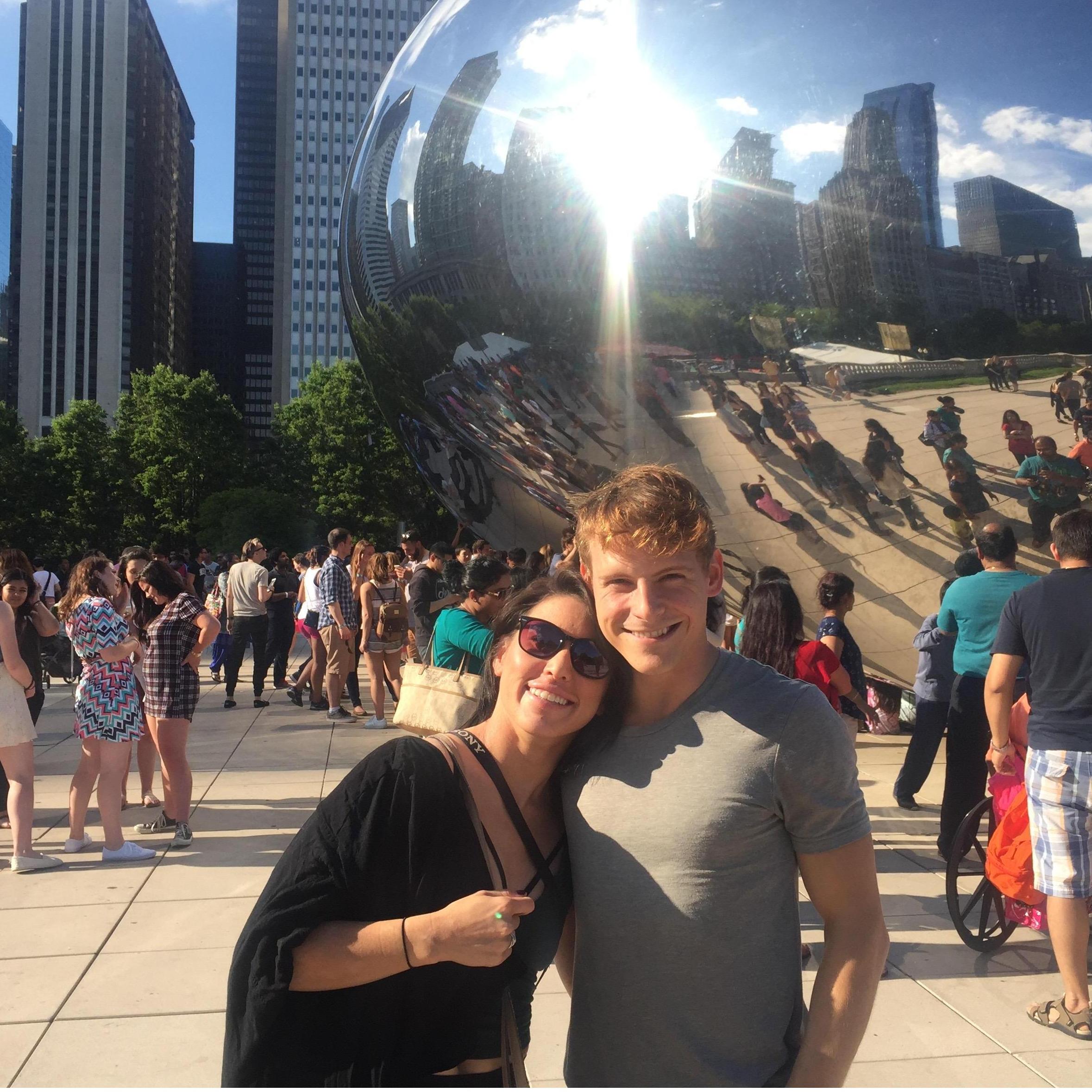 Chicago! Our first trip together :)