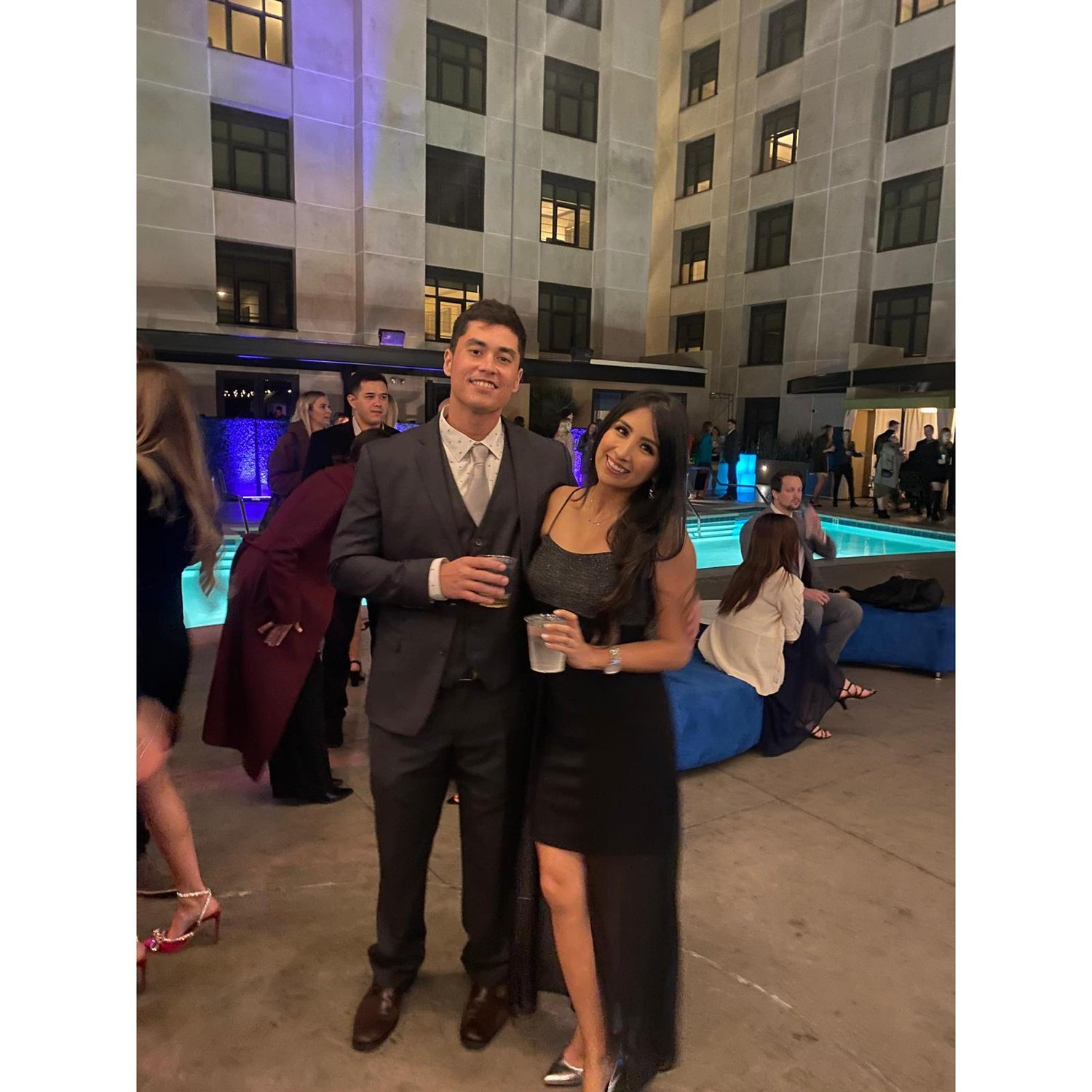 Our first company Christmas party!
