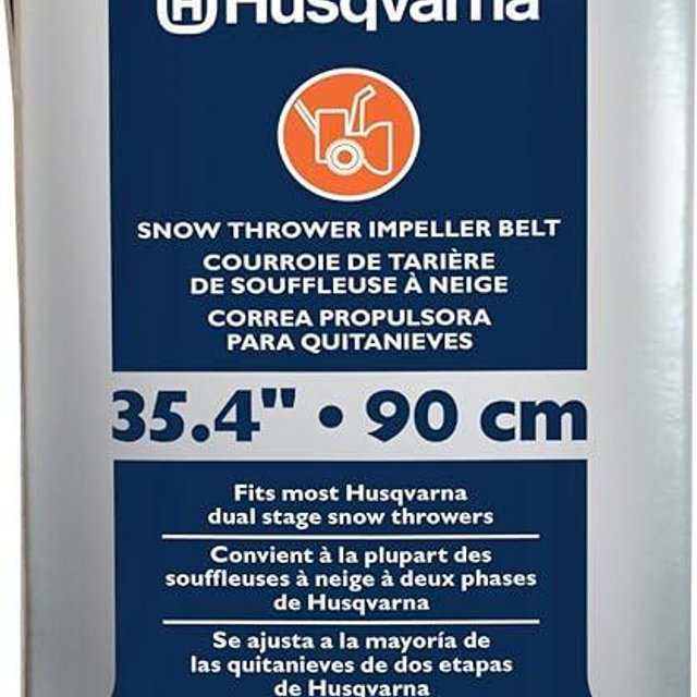 Husqvarna 35.4 Inch Rubber Impeller Belt for 24 and 27 Inch Snow Throwers