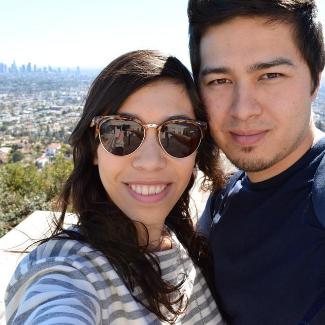 Our 2 year anniversary at Griffith Park, Los Angeles