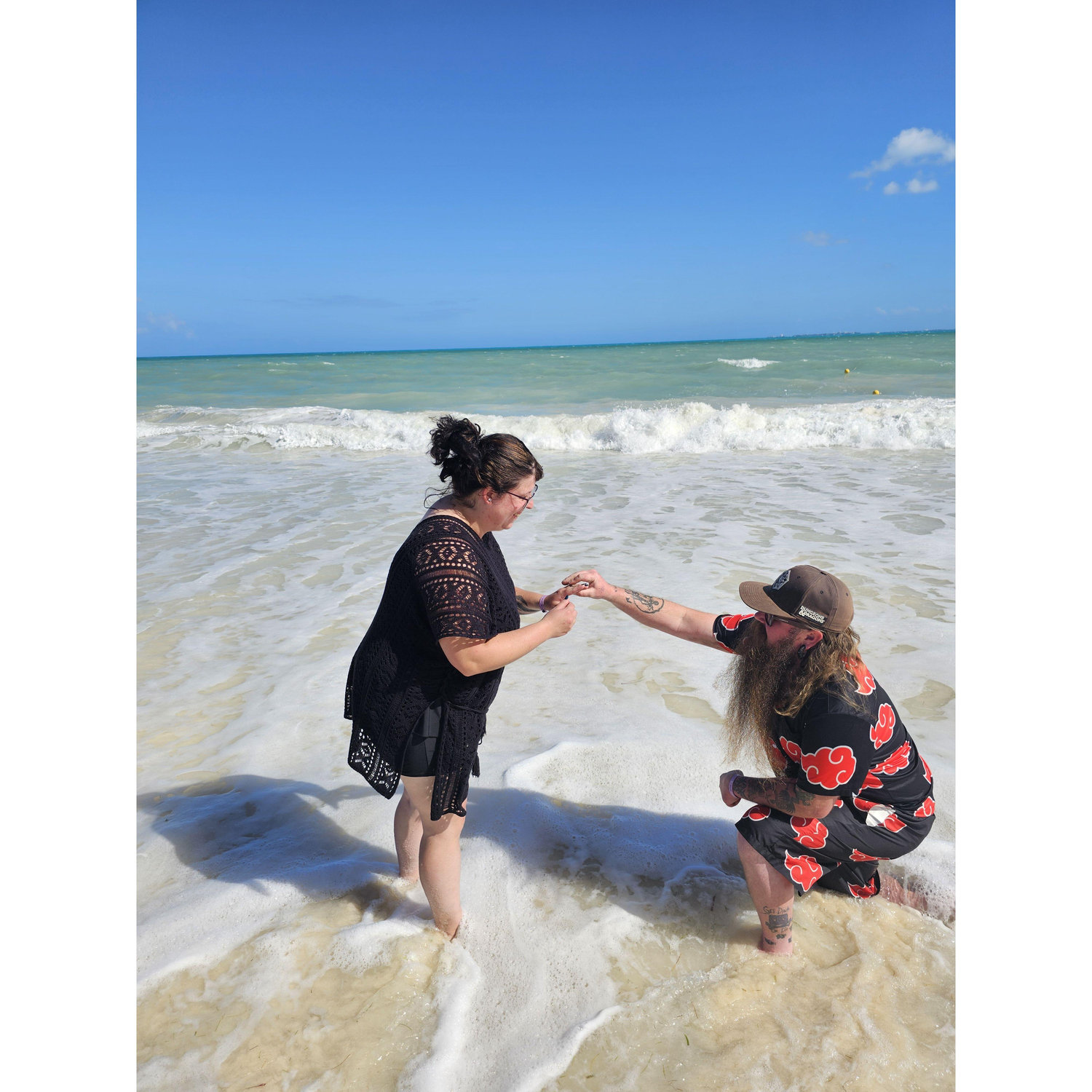 We got proposed!