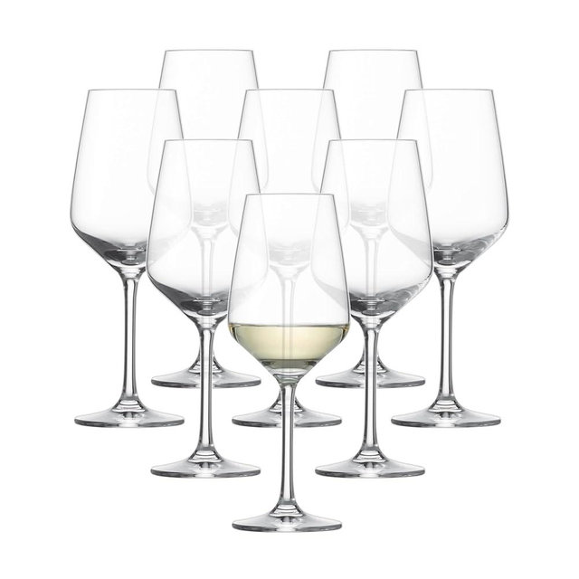 Eater x Zwiesel Fortessa Host Crystal Glass, 12 Ounce White Wine (Set of 8), Clear