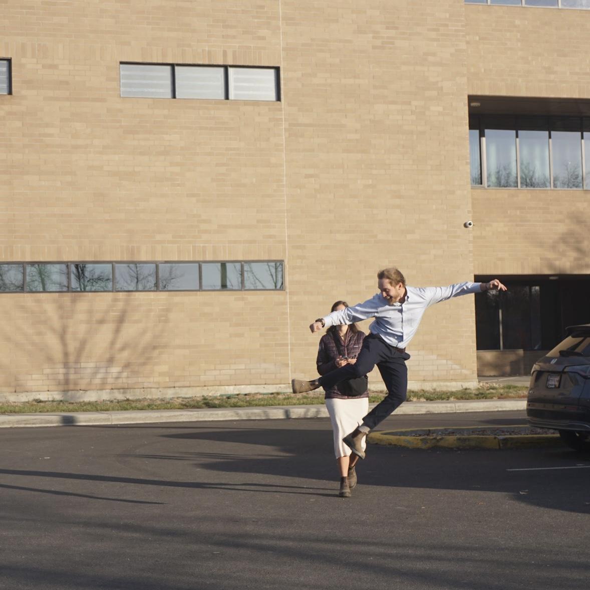 James celebrating post-elopement. 11/8/2024.