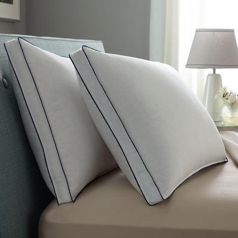 Set of 2 Down Pillows, King Size
