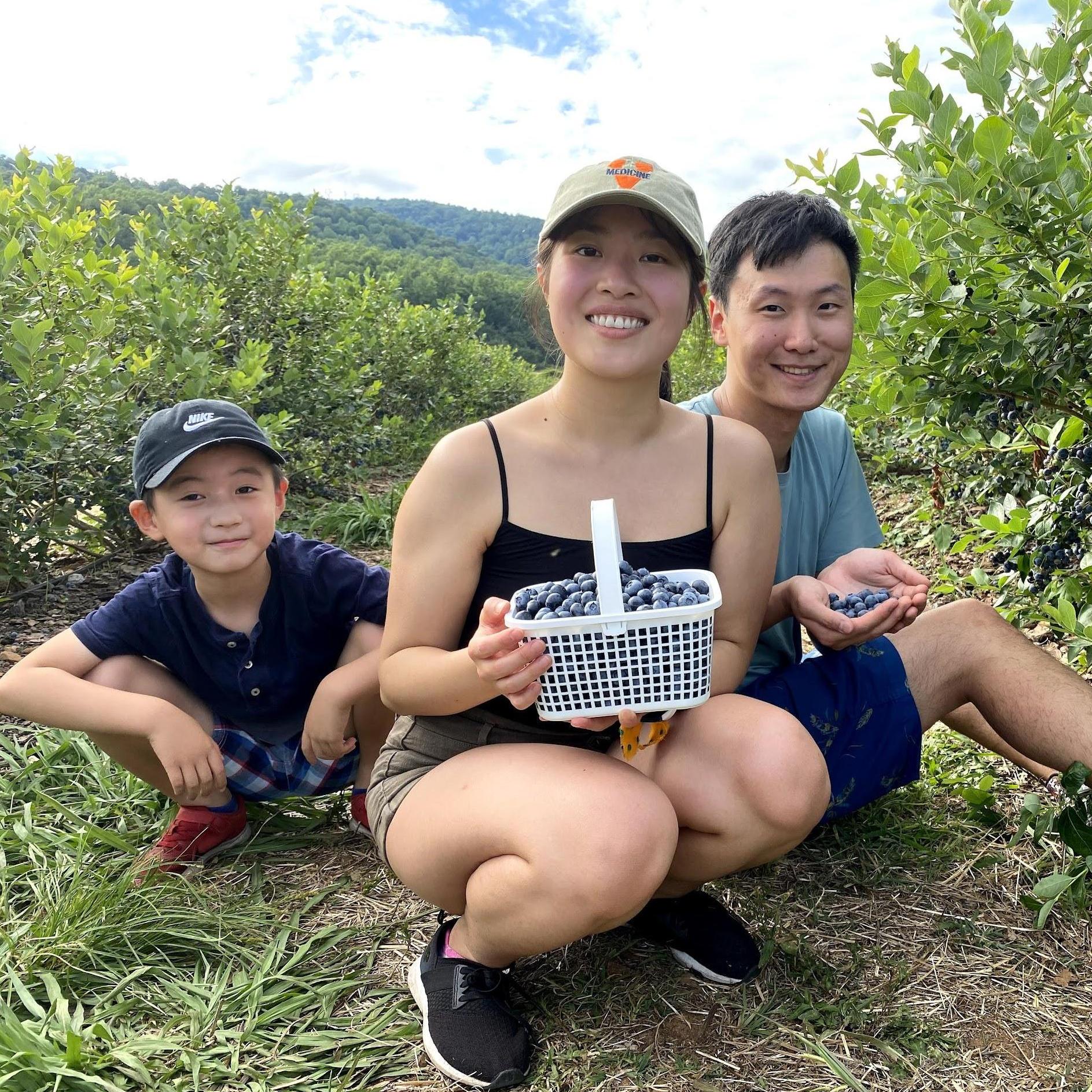 Summer came and we began berry picking, and hanging out with our neighbor and her kid. Yanda said it reminded him of growing up in the states with his mom
