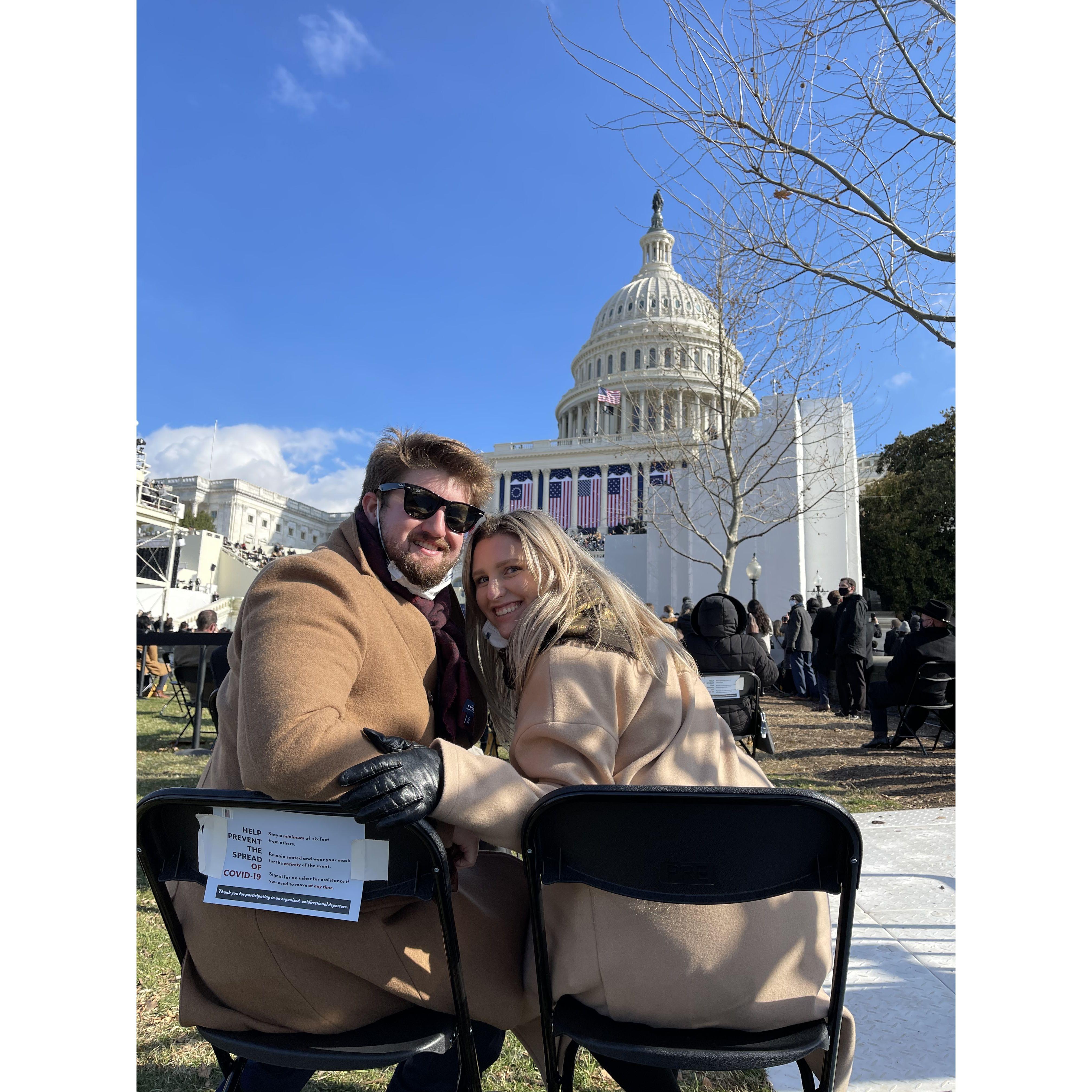 ...a very cold but historic Inauguration...