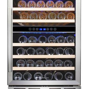 46 Bottle Dual Zone Built-In Wine Cooler