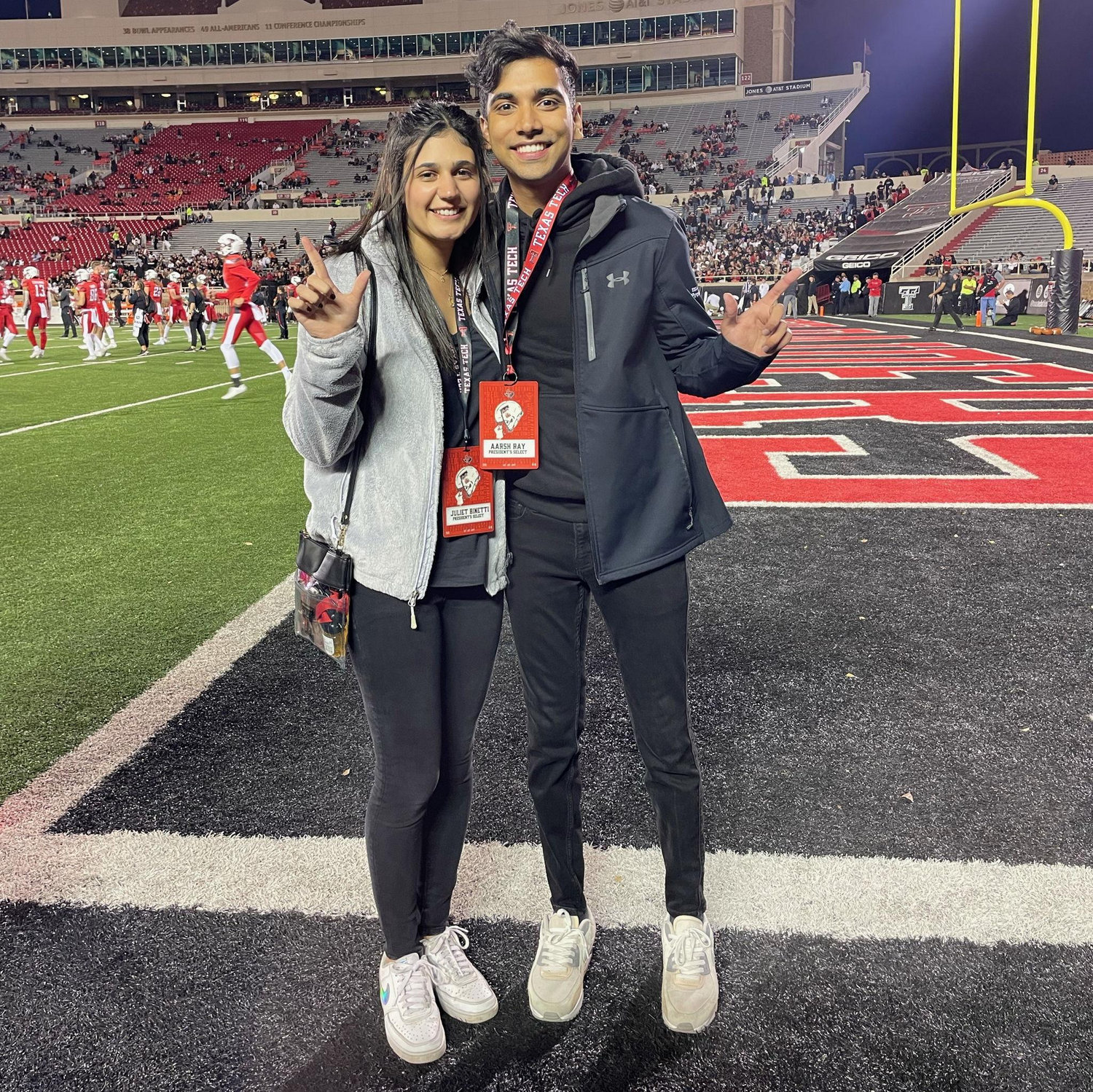 First Texas Tech game together! - November 2021!