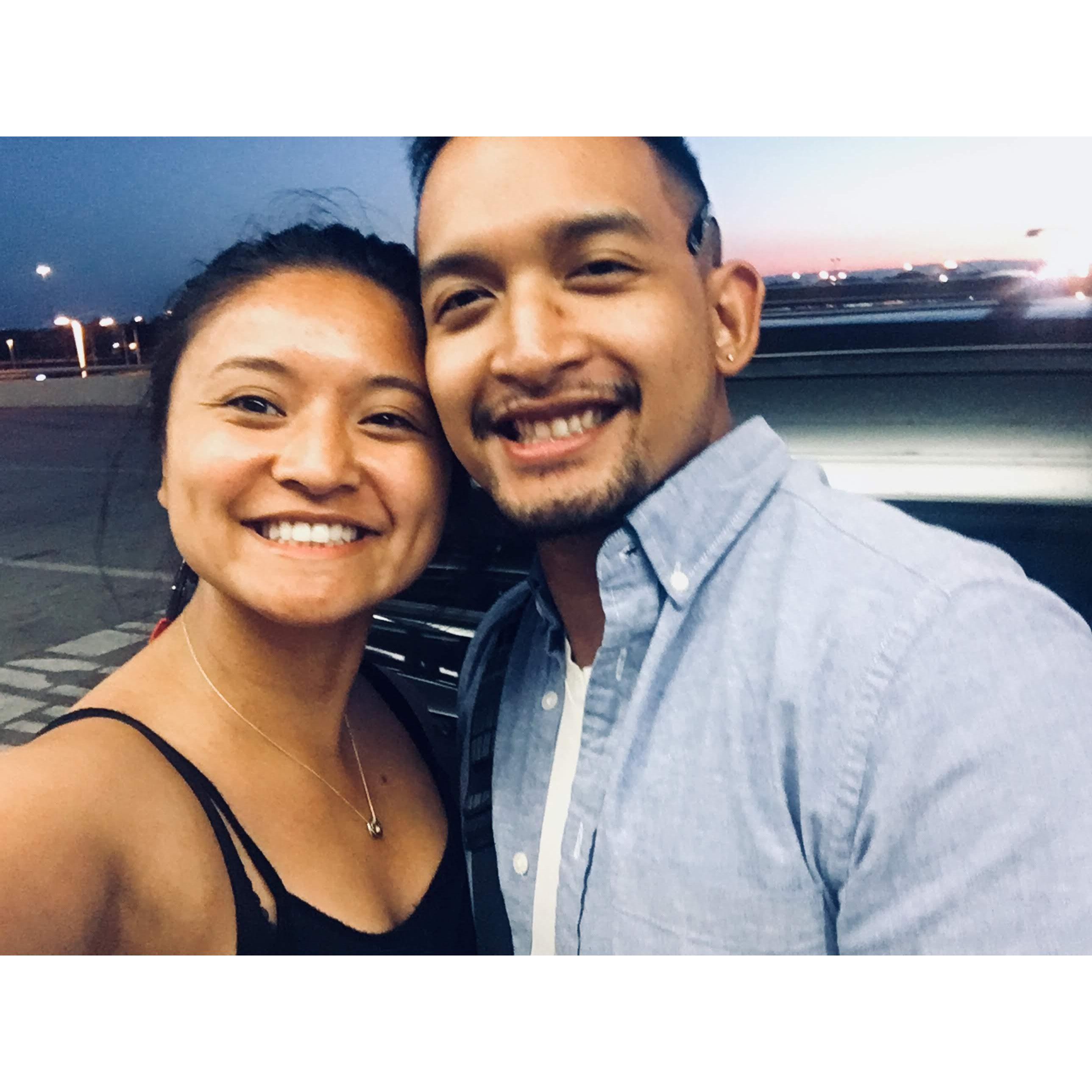 When bae leaves for a trip without you... take a picture. 
John went to HI.
May 2017