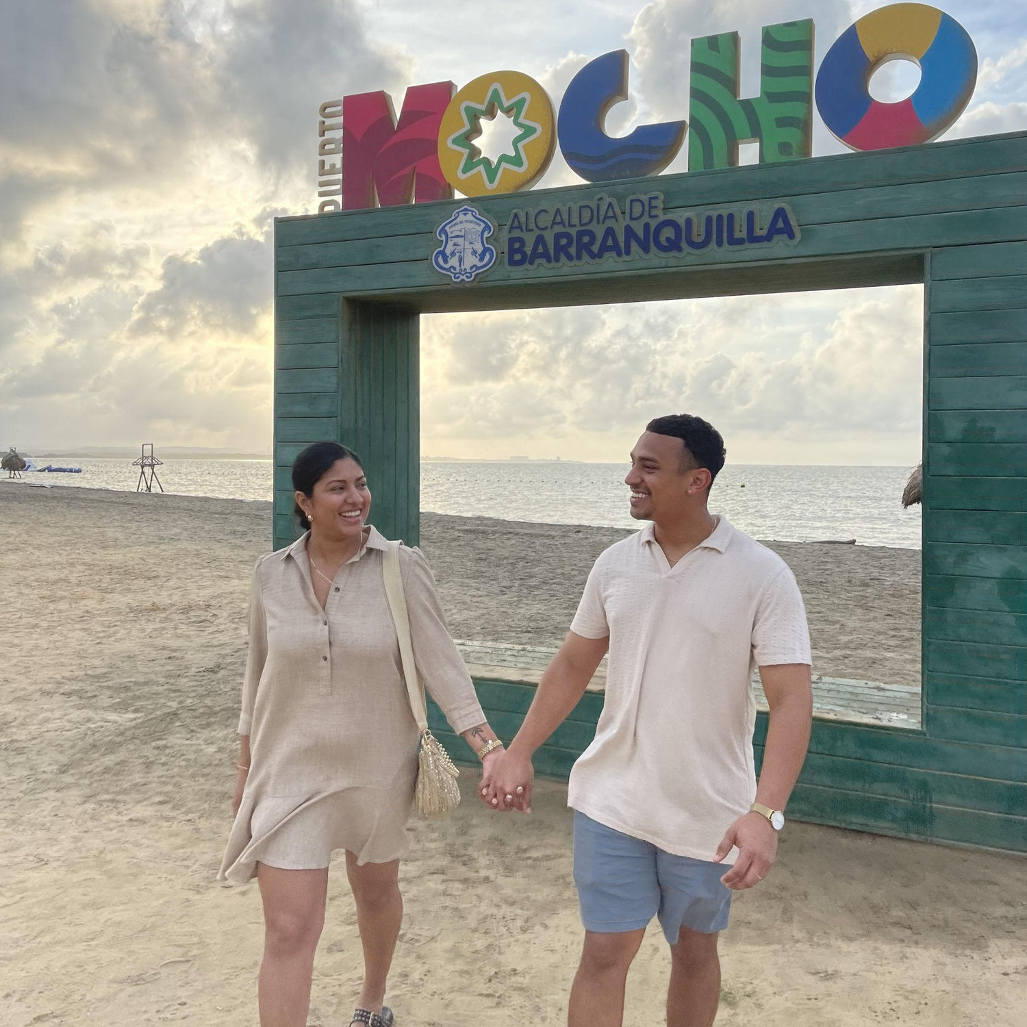 Primera vez juntos en Barranquilla.