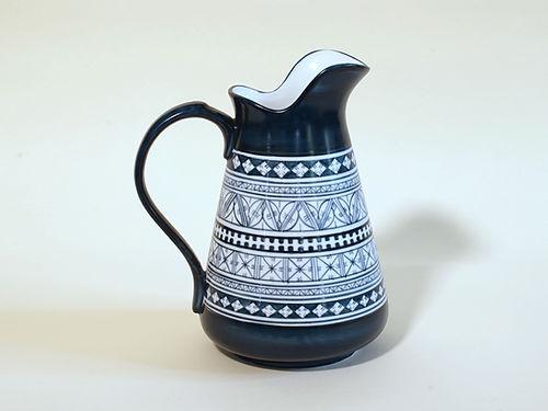 Tall Pitcher in Blue Marli