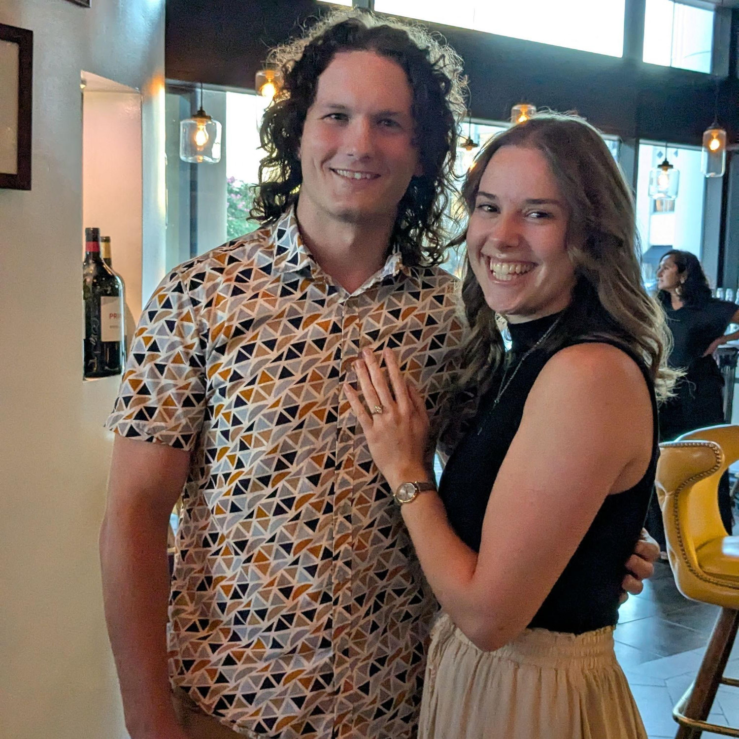 The night we got engaged