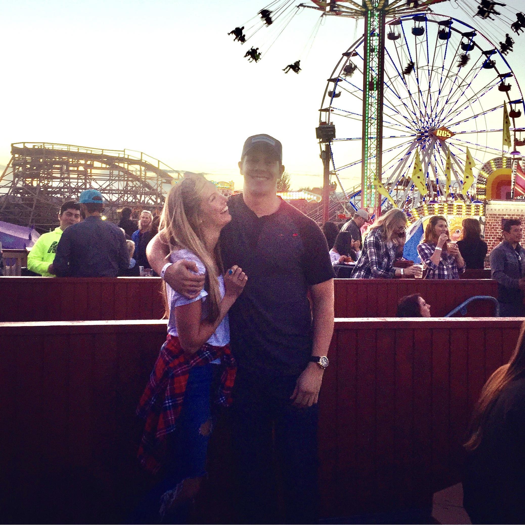 Our first concert together (Dierks Bentley at the Puyallup fair) & the night Rob told Kallan he loved her for the first time <3