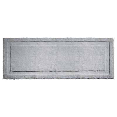 Spa Solid Bath Rug (60"x21") Gray - iDESIGN