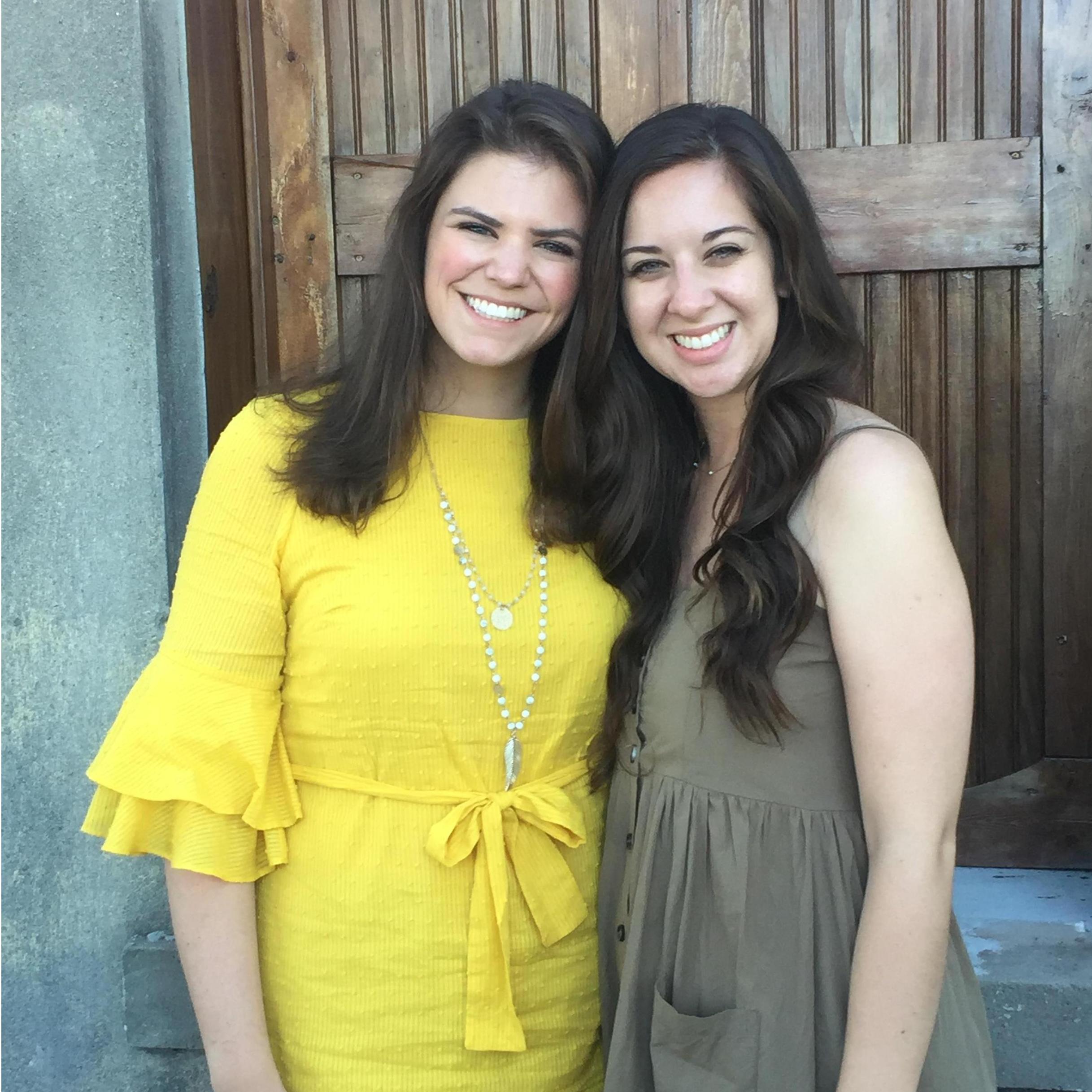 Julia and one of her very best friends, Rachel! They have been friends since they were little kids!