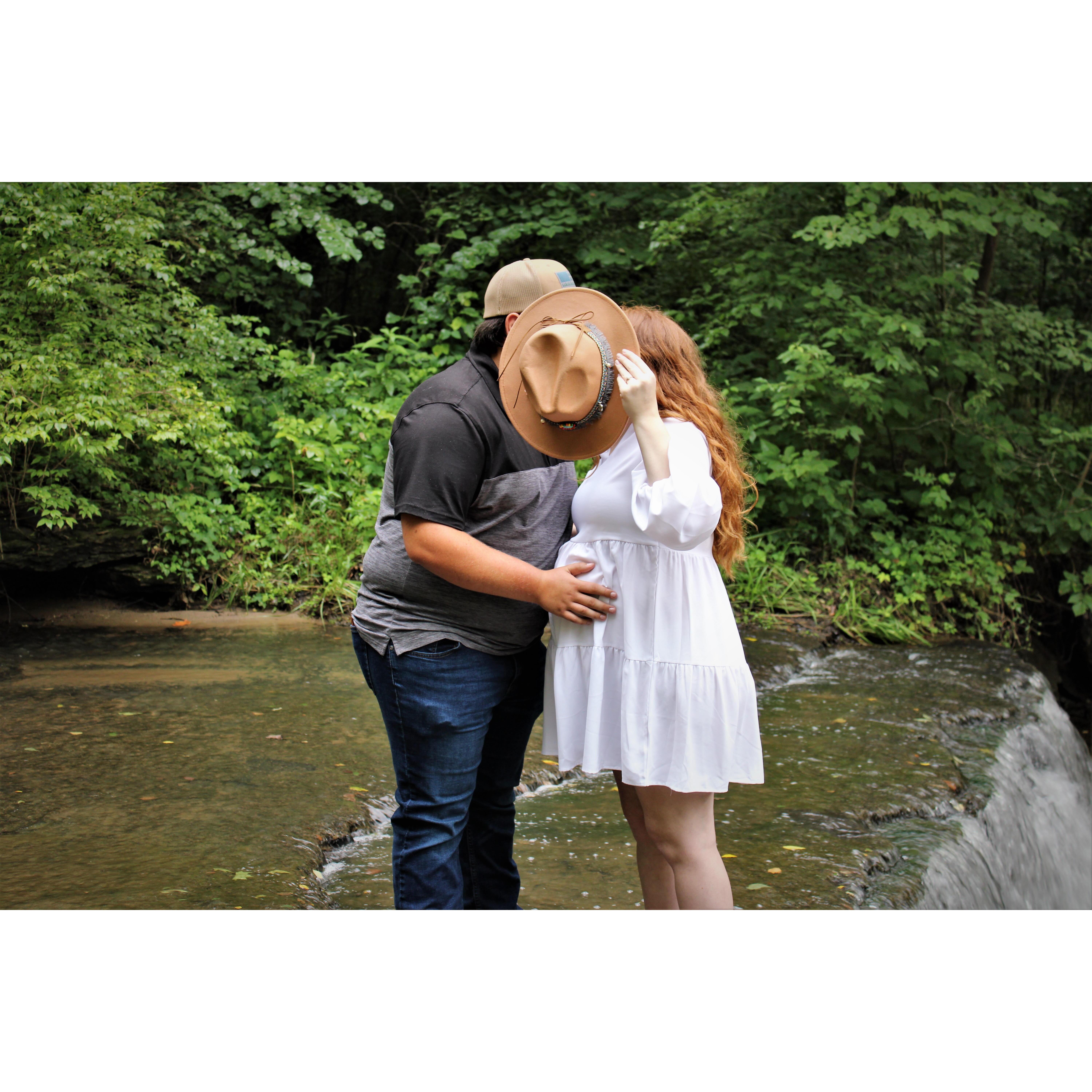 Bringing our baby girl into the world.