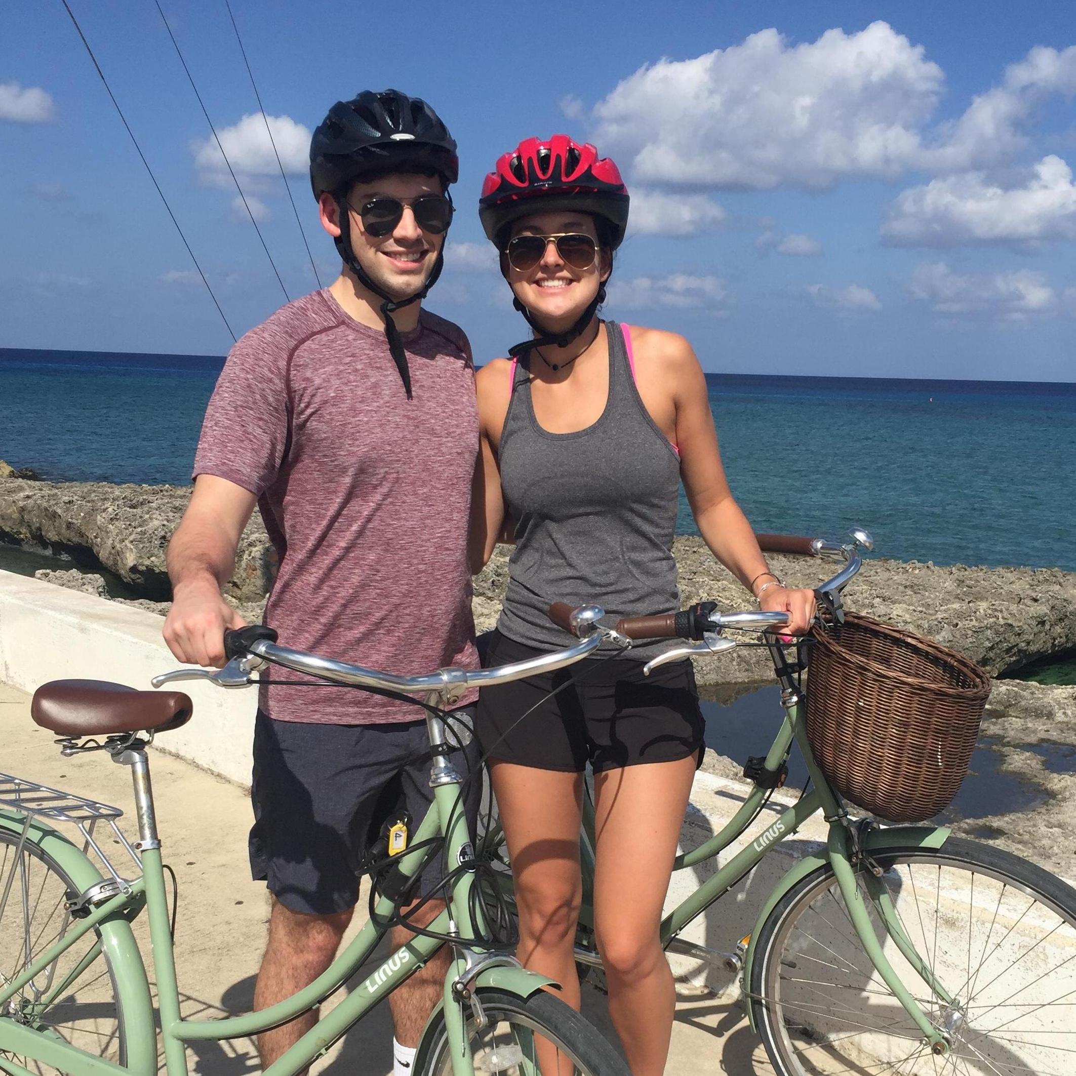 Biking in the Cayman islands - safety first!