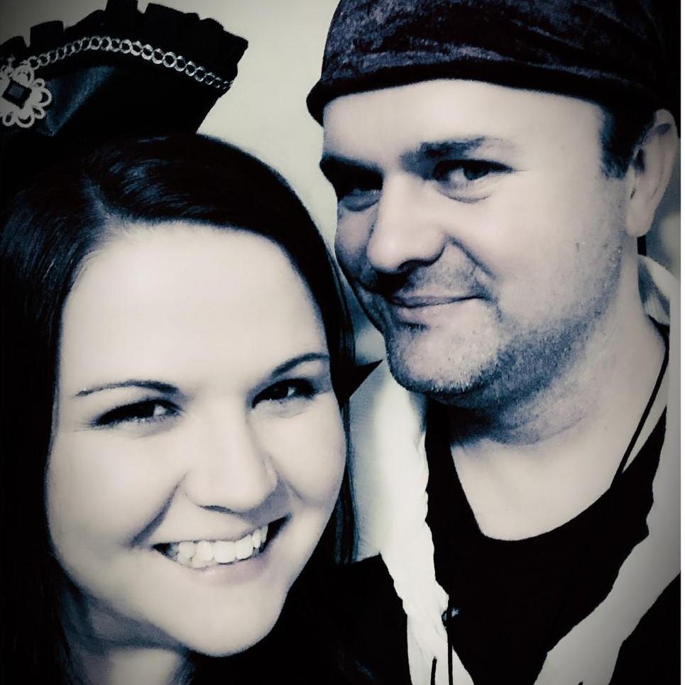 Our first Halloween together. There be pirates! Argghhh!