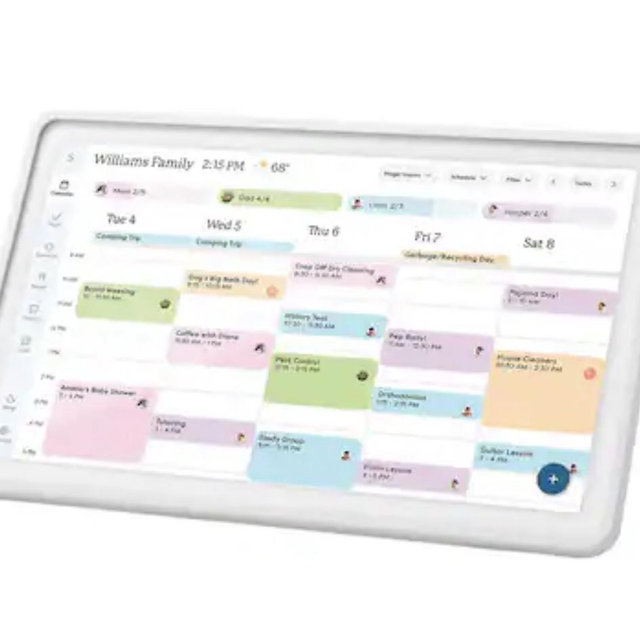 Skylight - Calendar 2: 15 Inch Touchscreen Smart Calendar and Chore Chart - White
