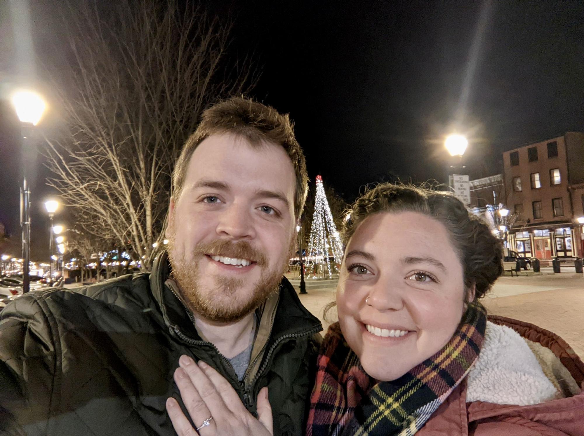 The night we got engaged 🥰
