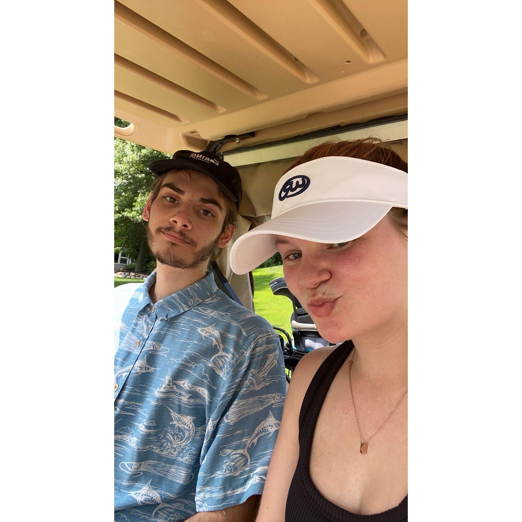 Golfing in Arizona