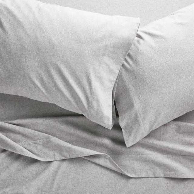 Grey Flannel Queen Sheet Set