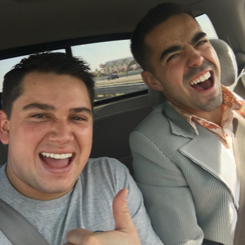 Joey and his Groomsman Josh