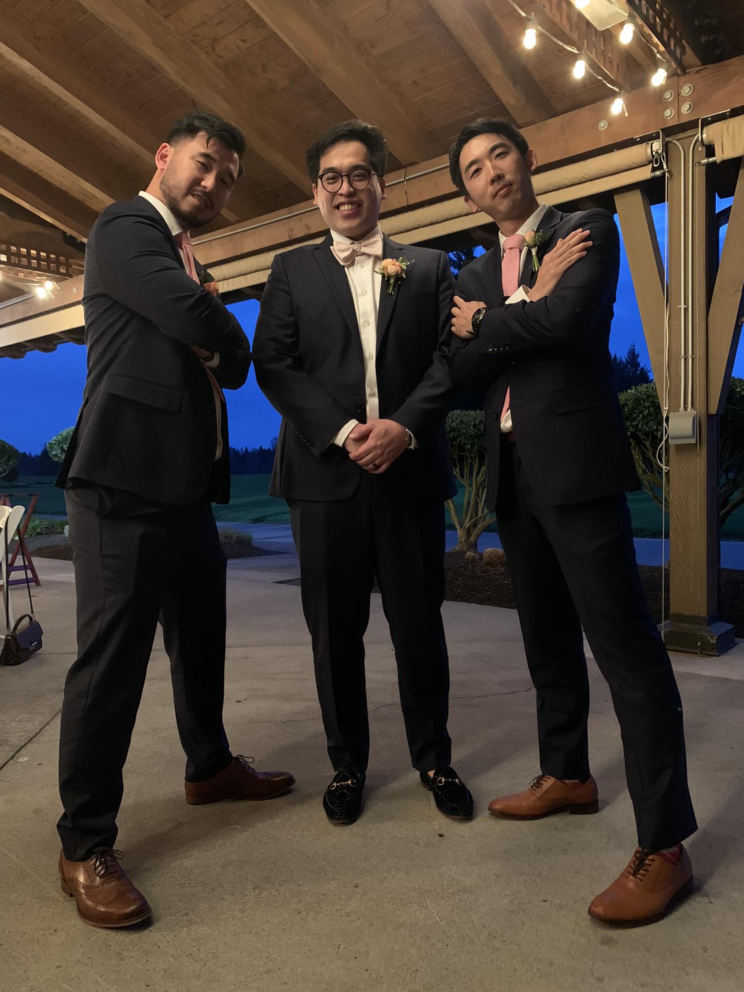 Chris, Jason and Kanta at Jason & Kadyn’s Wedding — 2022