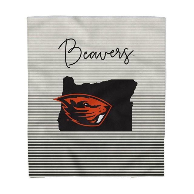 NCAA Oregon State Beavers Ultra Fleece State Stripe Blanket