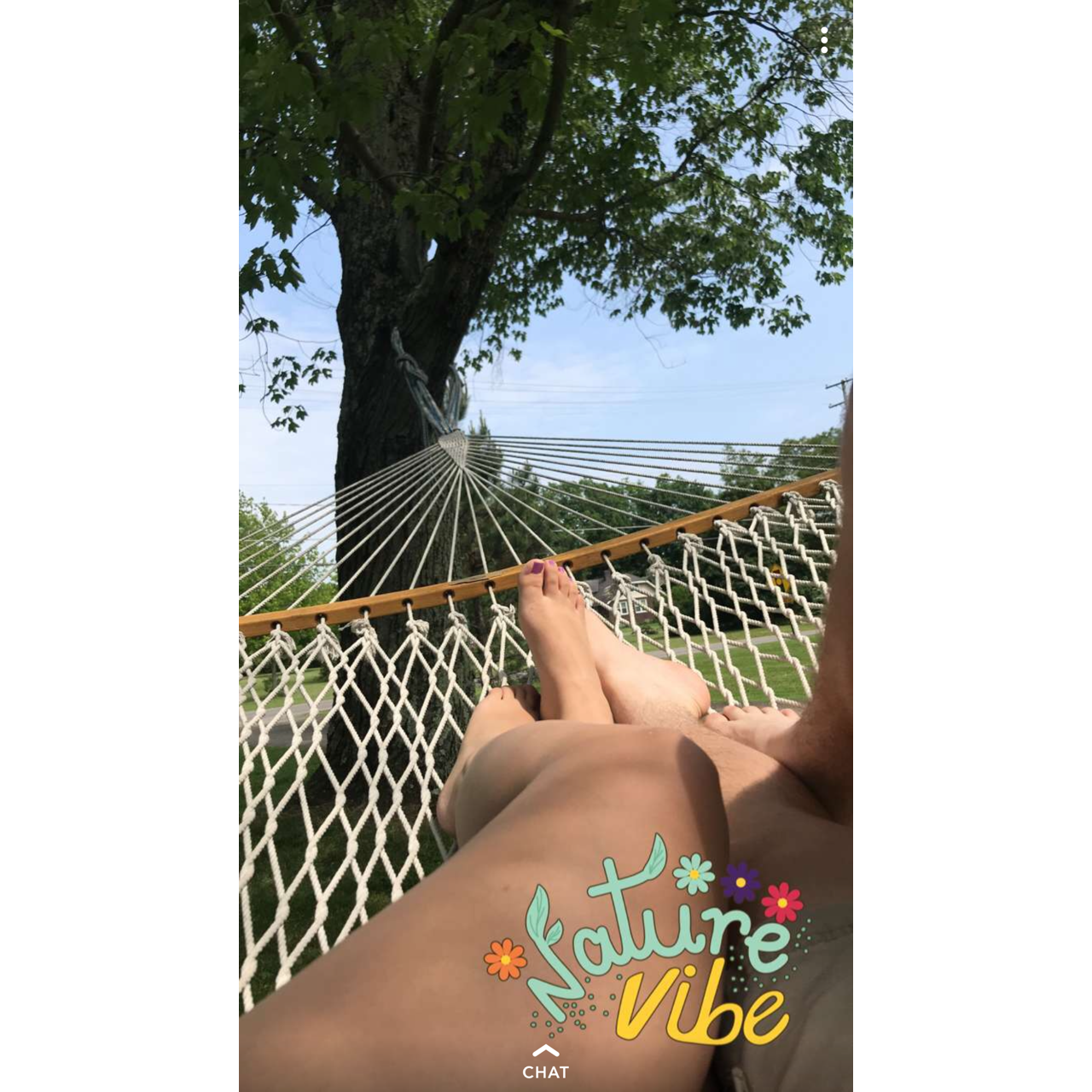 Our favorite way to spend free time is hammocking outside!
