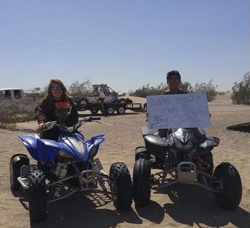 Prom-Posal at the desert!