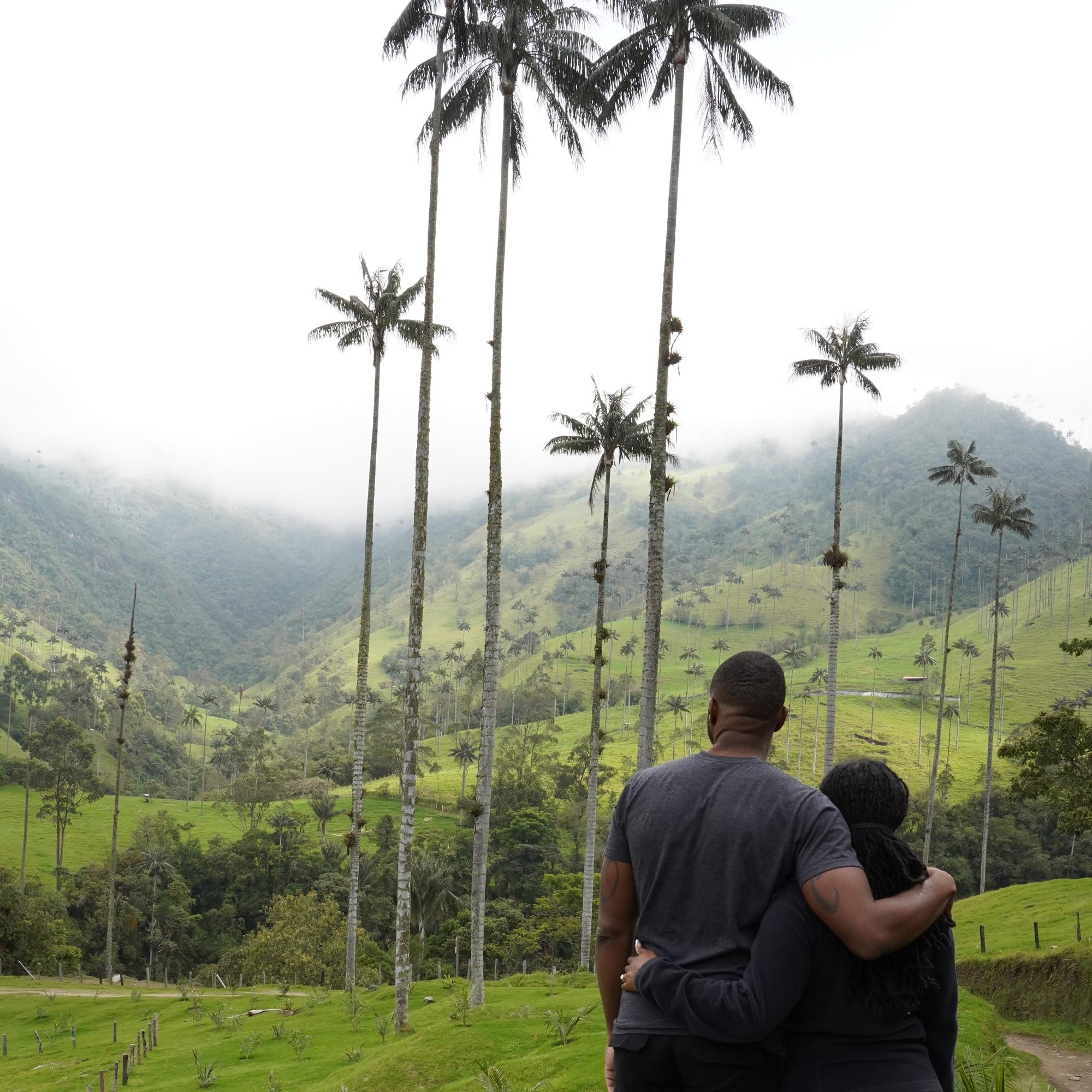 Right after O’Neil popped the question. Cocora Valley Salento, Colombia