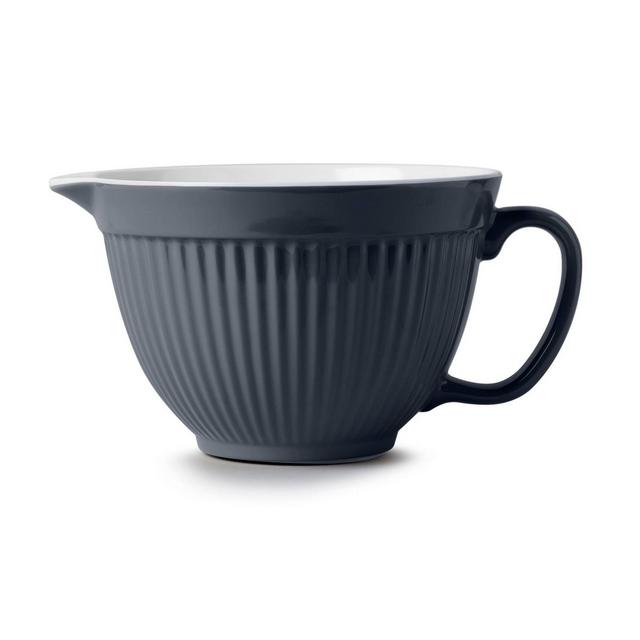 Zeal 8" Retro Melamine Mixing Bowl Gray