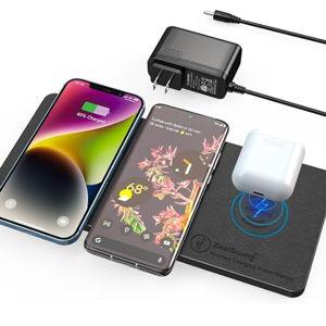 ZealSound Wireless Charging Pad for iPhone, Black 1