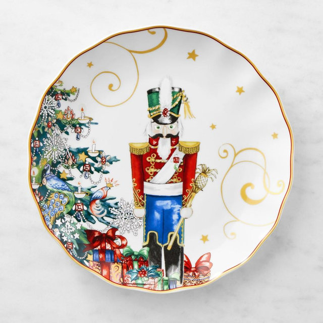 'Twas the Night Before Christmas Nutcracker Dinner Plates, Set of 4