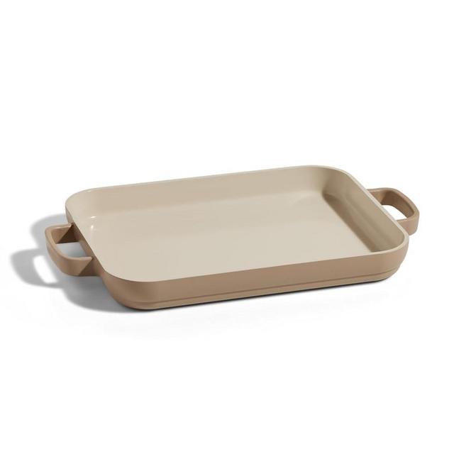 Our Place Mini Griddle Pan - 2 Quart Nonstick Ceramic Sheet Pan & Stovetop Griddle with Handles | Toxin-Free Cast Aluminum | Oven Safe up to 450°F | Compatible with All Cooktops | Steam