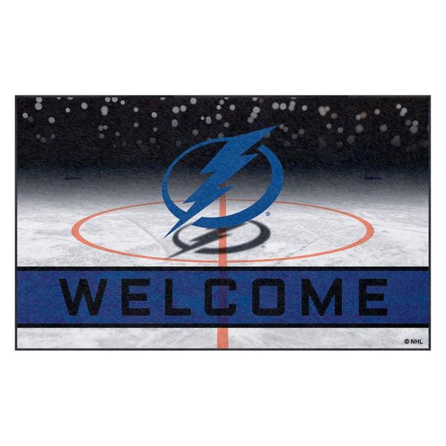 NHL Tampa Bay Lightning Crumb Rubber Door Mat 18"x30"