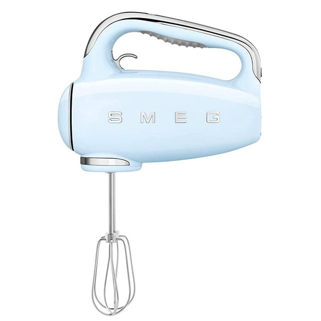 Smeg 50's Retro Style Electric Hand Mixer HMF01 (Pastel Blue)
