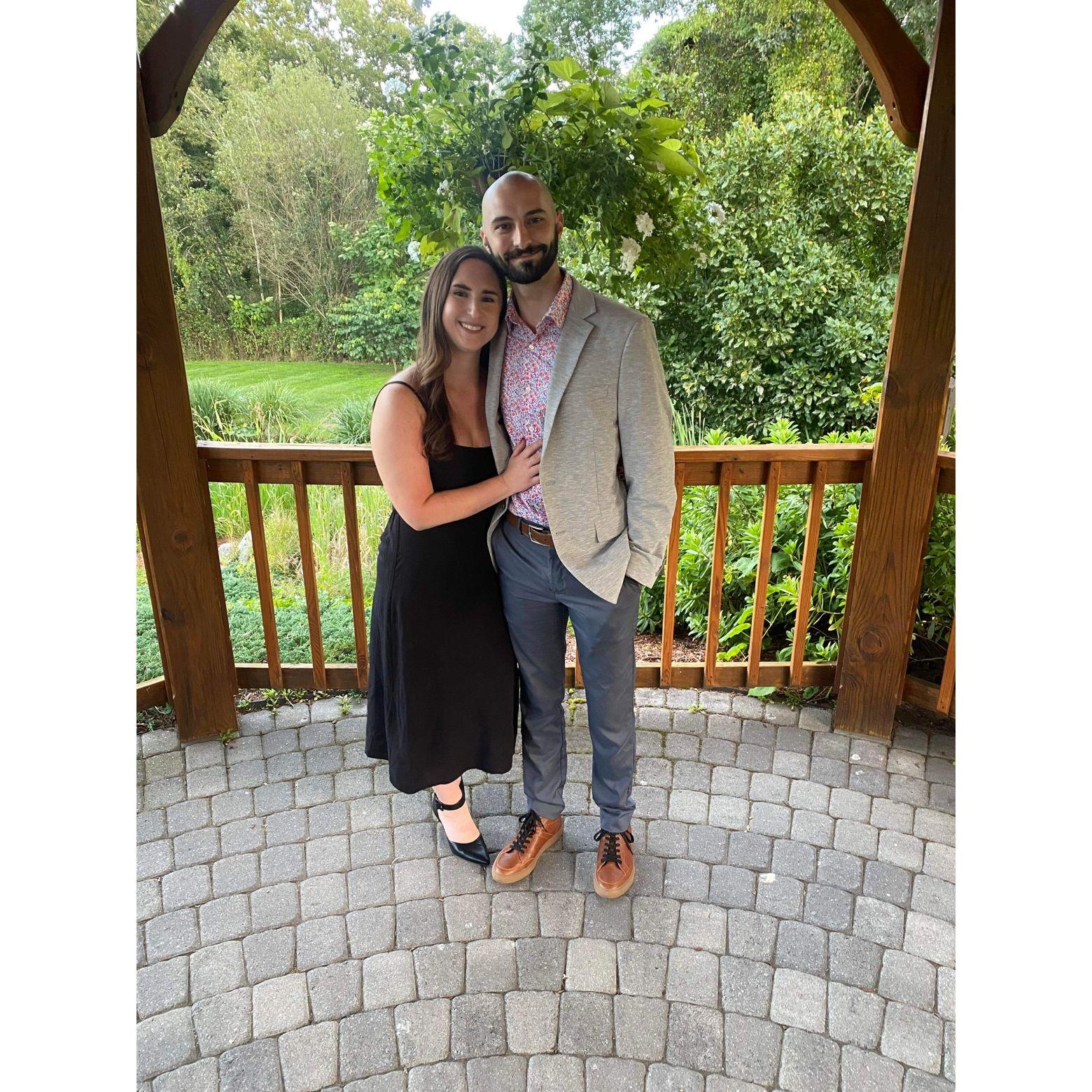 Dressed up for the Bonins’ wedding!