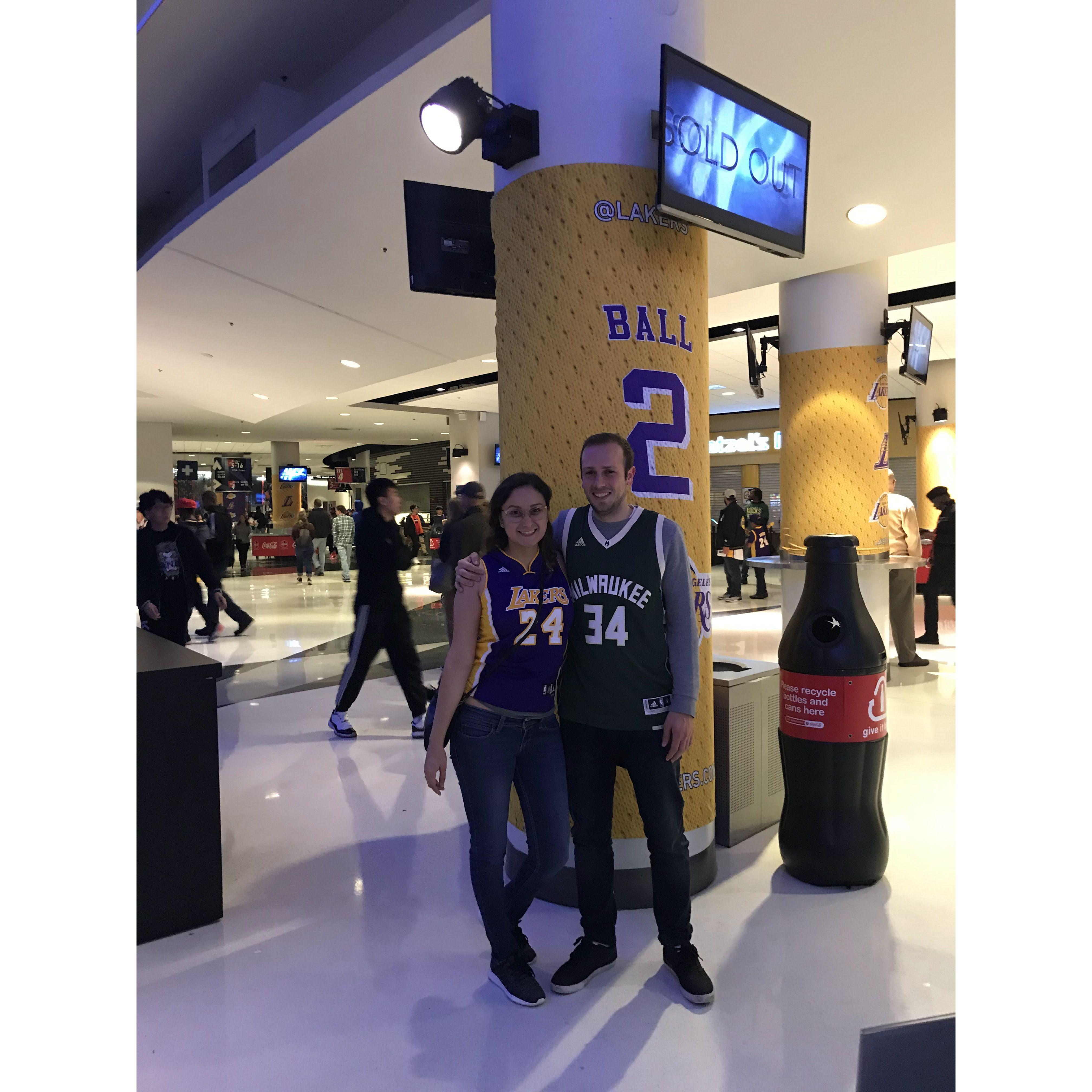 Annual Lakers vs Bucks game