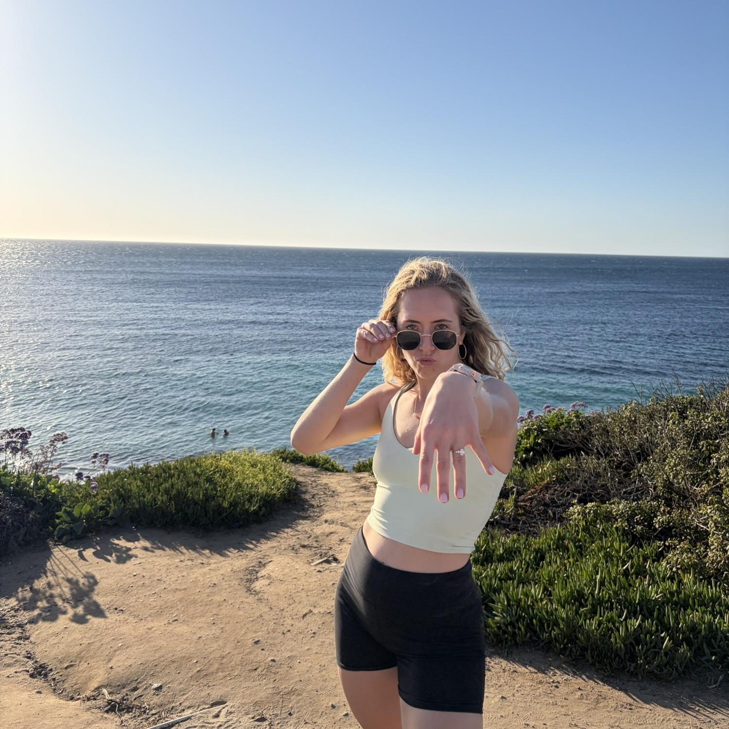 Maddie flexed that she was taken every chance on the trip