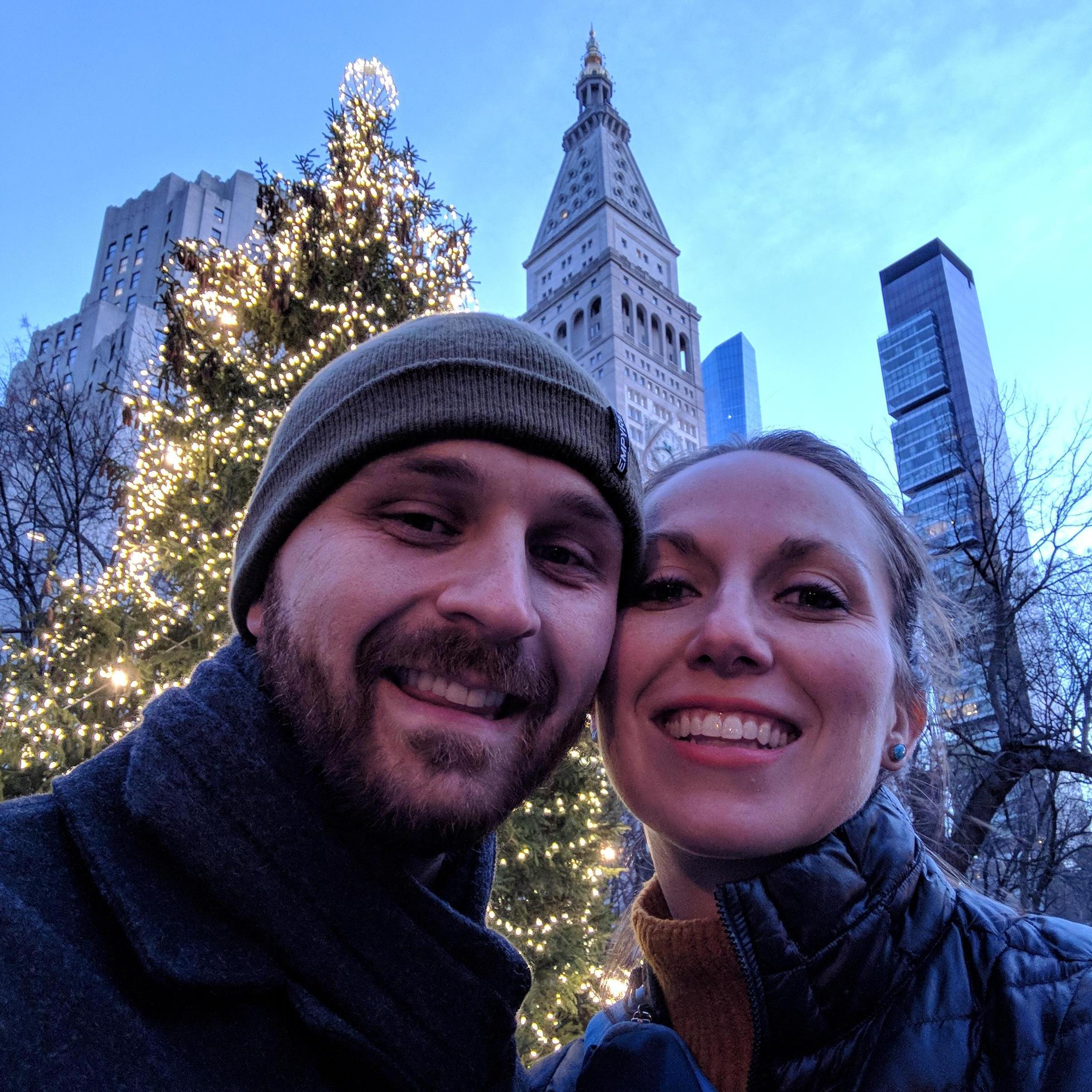 We spent the holidays in NYC together!