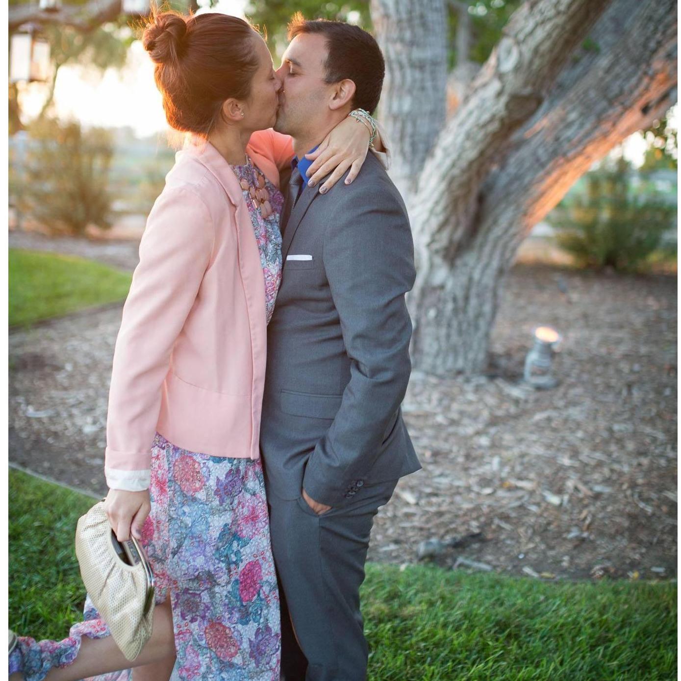 At Dave & Joanna's wedding