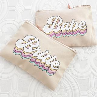 Retro Canvas Cosmetic Bag