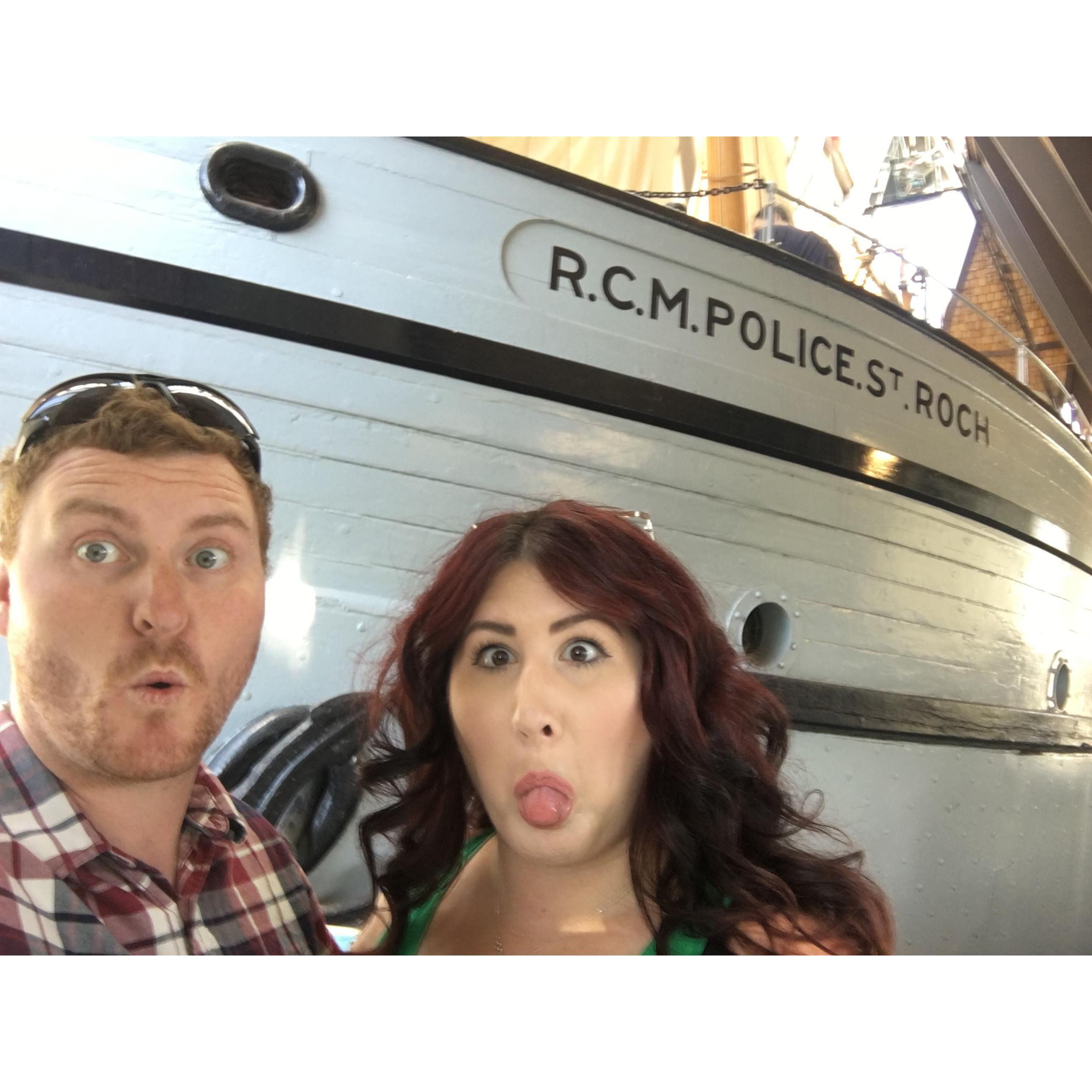 Exact size replications of RCMP boats and heritage documentaries make us loopy