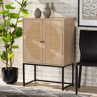 Ardon Rattan 2-Door Storage Cabinet