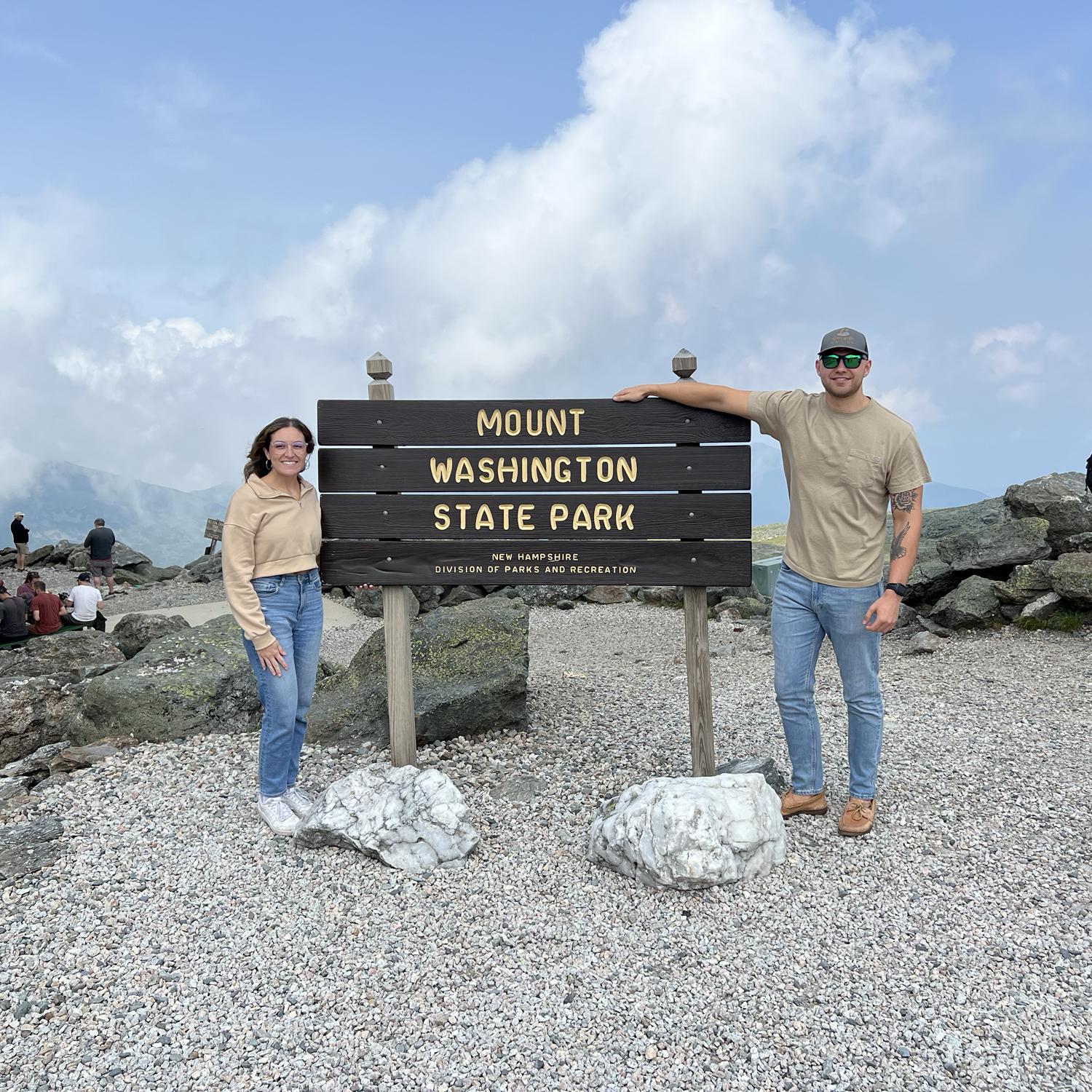 Nathan took Morgan to his home state of New Hampshire in the summer of 2023. They got to visit the summit of Mt. Washington while they were there.