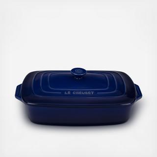 Covered Rectangular Casserole Dish