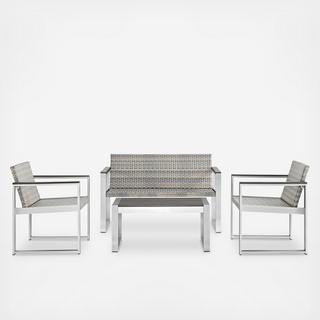 Embark 4-Piece Outdoor Patio Conversation Set