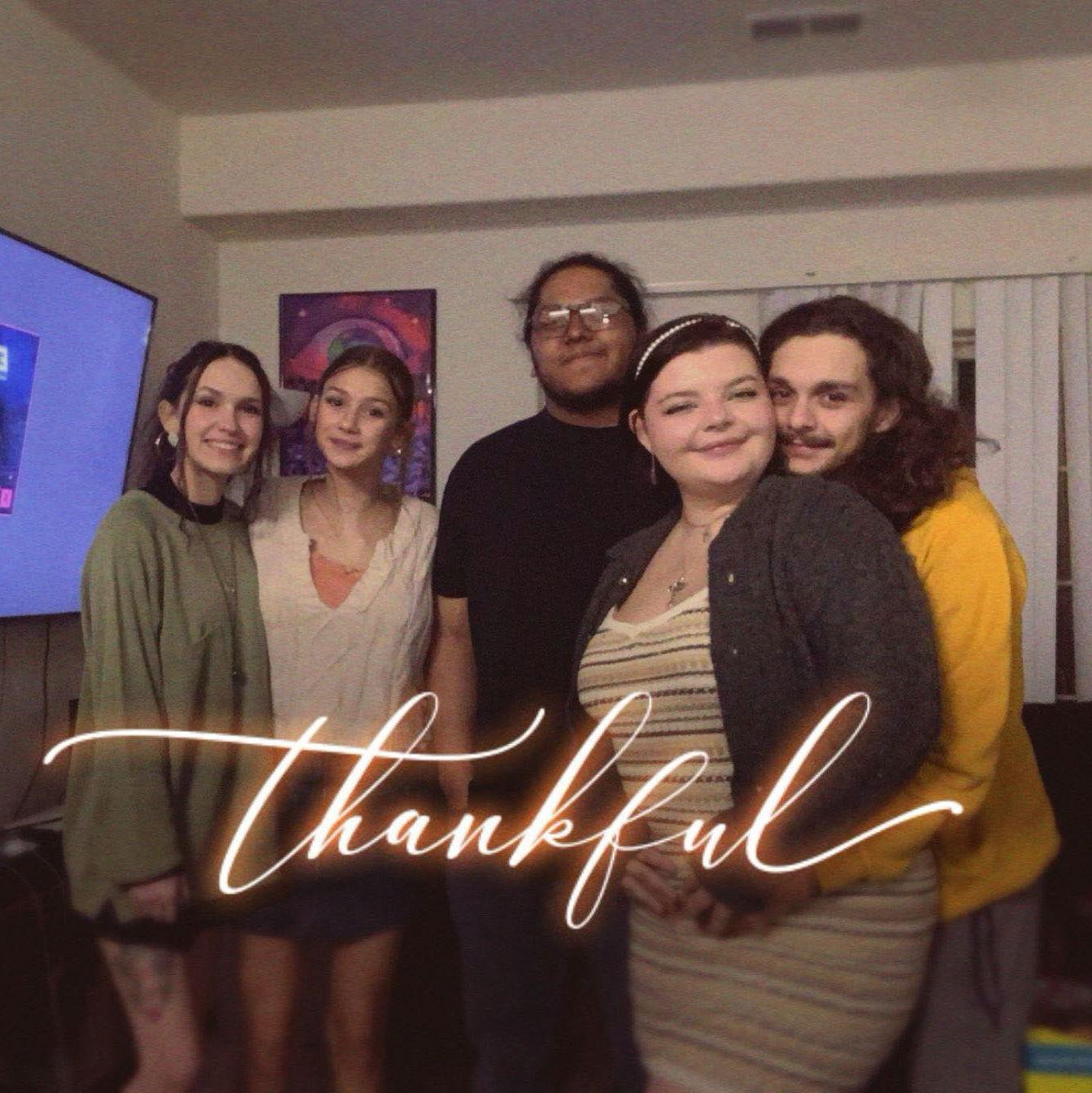 Our first Thanksgiving together with our wonderful friends.